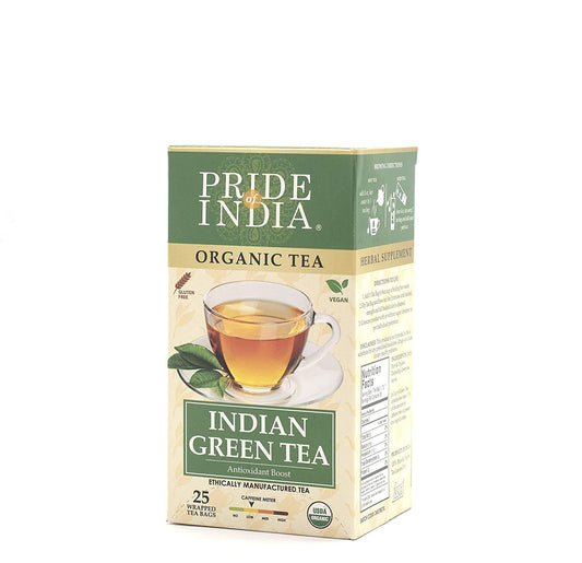 Organic Indian Green Tea Bags - Pack of 6