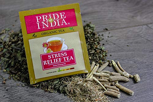 Organic Stress Relief Tea Bags (Caffeine Free) - 6-Pack (150 Tea Bags)